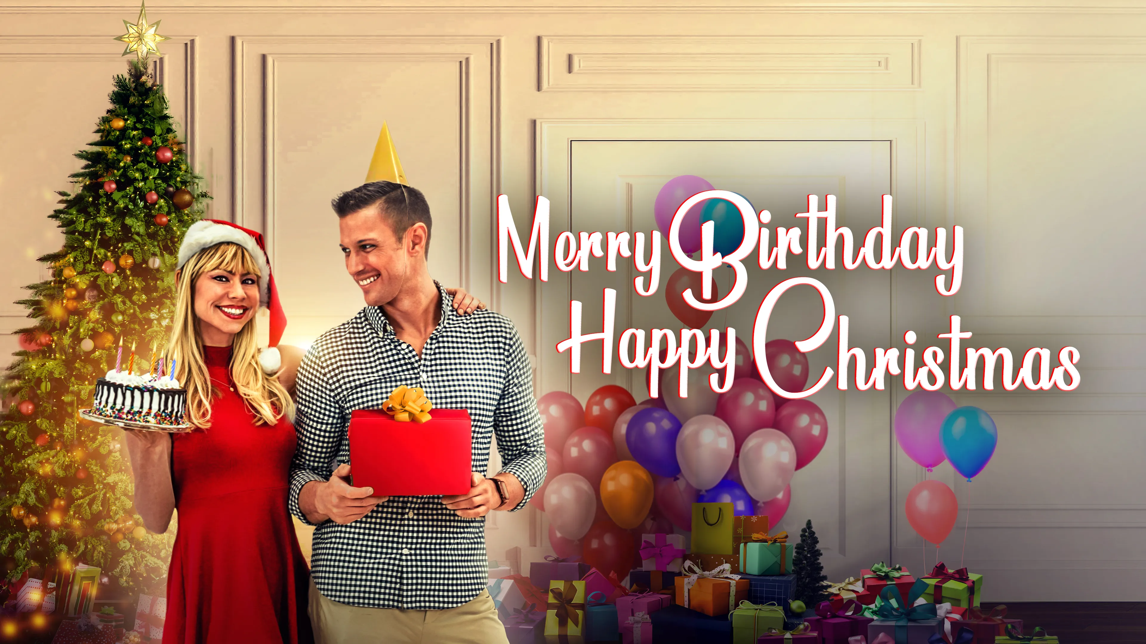 Merry Birthday, Happy Christmas poster